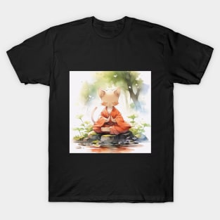 Mediation Cat T-Shirt